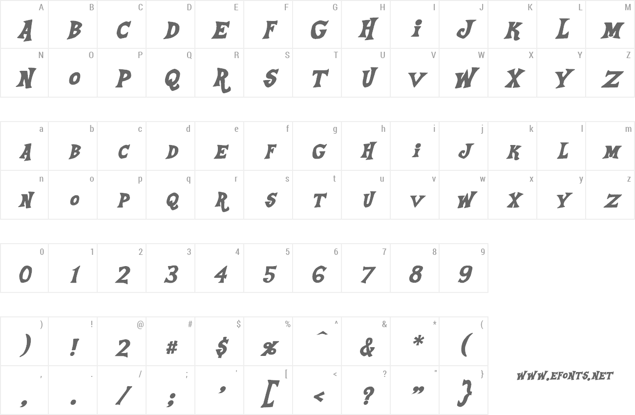 Font Equestria preview